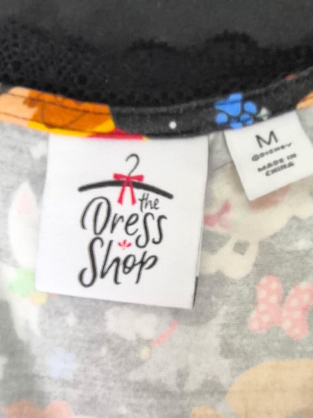 Disney the Dress Shop midi dress with Disney dogs print sleeveless EUC Medium - Picture 7 of 12